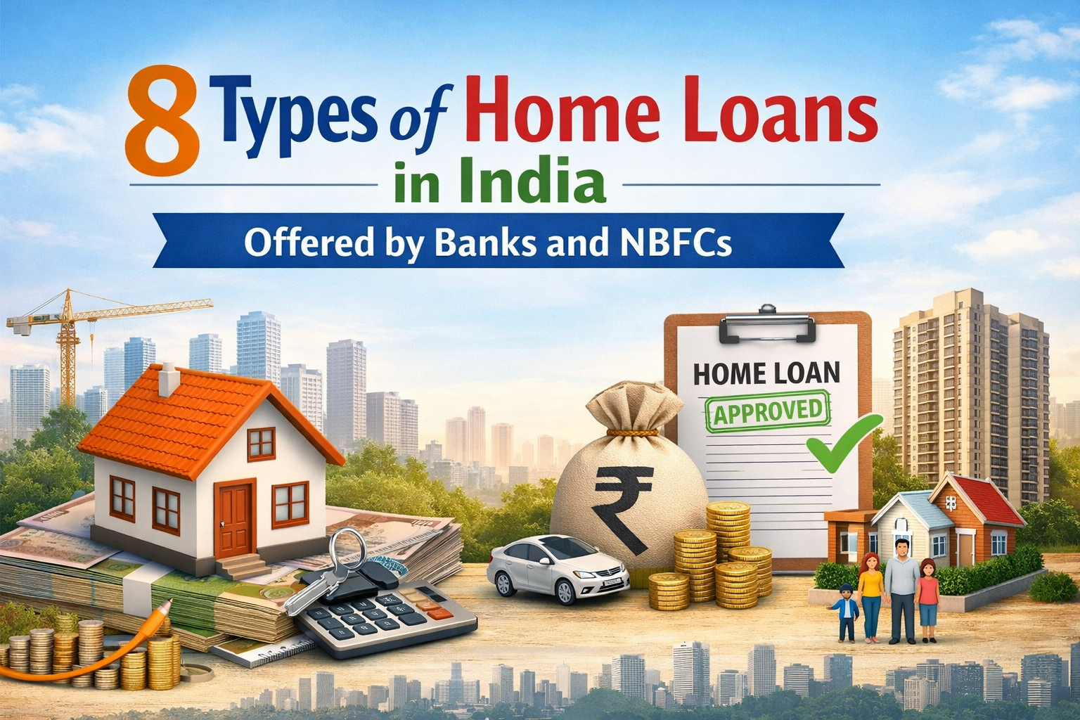 8 types of home loans in India