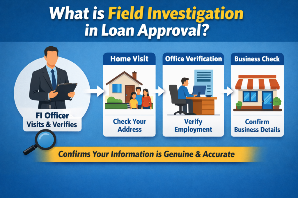 What is Field Investigation in Loan Approval? Difference Between FI and RCU Explained (Complete Guide 2026)